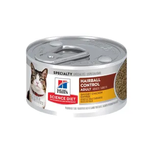 Hill's Science Diet - Feline Adult Hairball Control Savory Chicken Entre 2.9oz