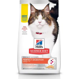 Hill's Science Diet Feline Adult Perfect Digestion Salmon, Brown Rice & Whole Oats 3.5lb