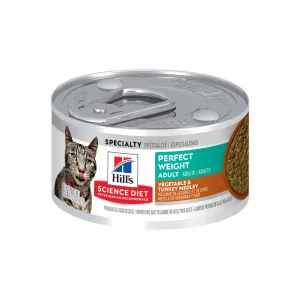 Hill's Science Diet - Feline Adult Perfect Weight Vegetable & Turkey Medley 2.9oz