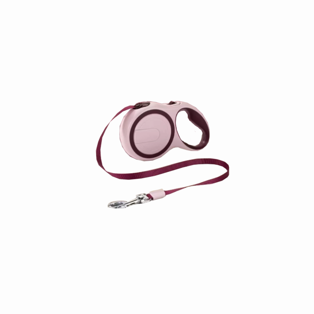 HipiDog Pet Retractable Leash 5m x 1cm - Wine Red