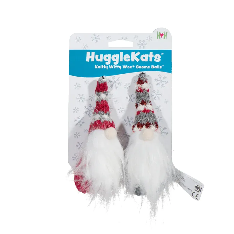 Huggle Kats Knitty Witty Wee Gnomes with Catnip