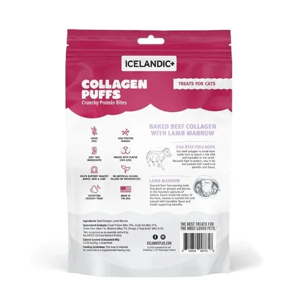 Icelandic  Beef Collagen Puffs with Marrow Cat Treats (SPECIAL ORDER ITEM)