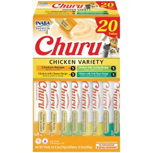 Inaba Churu Chicken Recipe Creamy Pure Cat Treat Variety Box