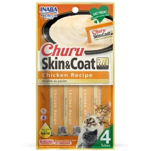 Inaba Churu Skin & Coat Chicken Recipe Creamy Pure Cat Treat