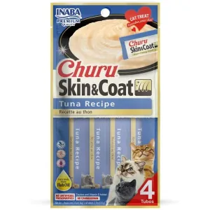 Inaba Churu Skin & Coat Tuna Recipe Creamy Pure Cat Treat