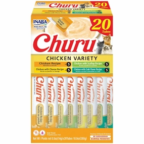Inaba Churu Chicken Recipe Creamy Pure Cat Treat Variety Box