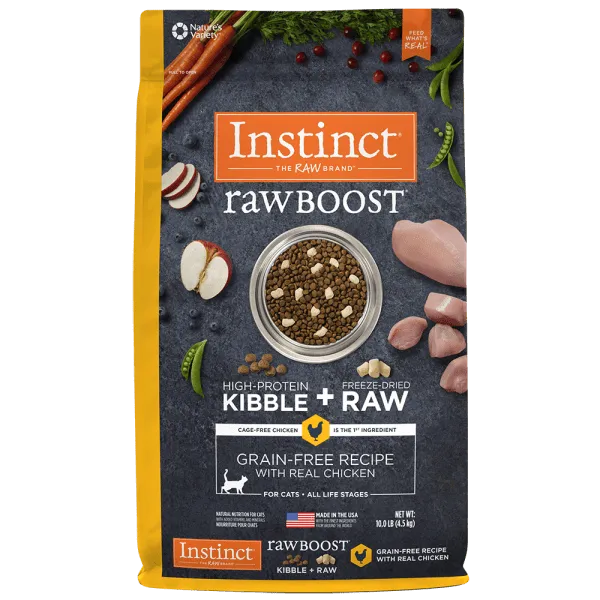 Instinct Raw Boost Real Chicken Recipe Dry Cat Food