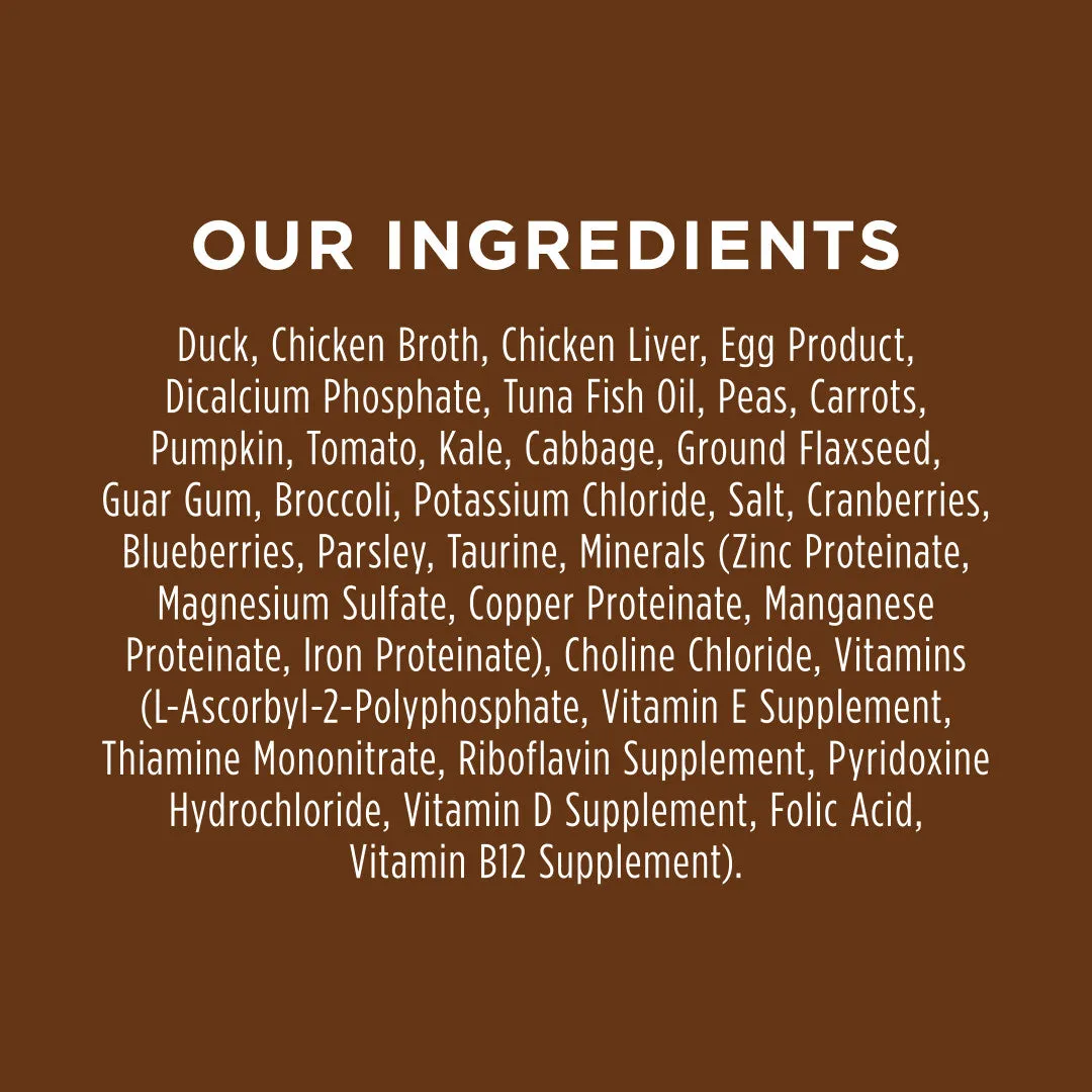 Instinct The Raw Brand Cat Original Grain-Free Pate Real Duck Recipe 5.5oz