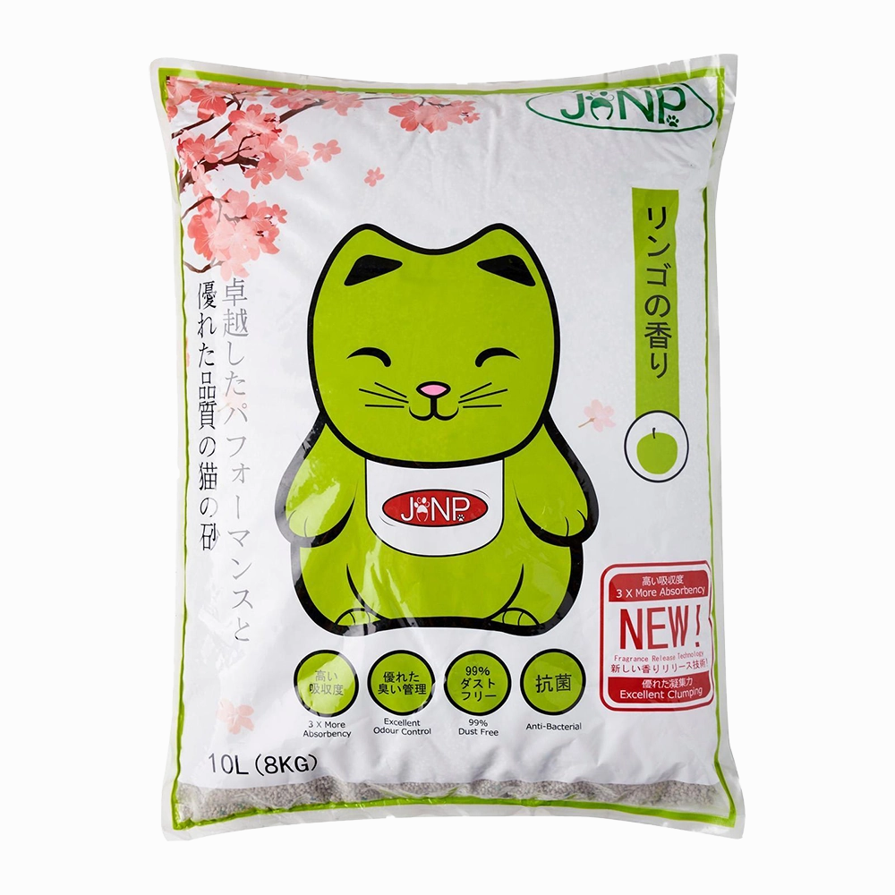 JANP / JONP Cat Clumping Litter Green Apple 10L
