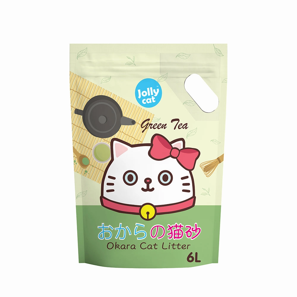 Jolly Cat Okara Tofu Cat Litter - Green Tea 6L