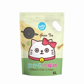 Jolly Cat Okara Tofu Cat Litter - Green Tea 6L