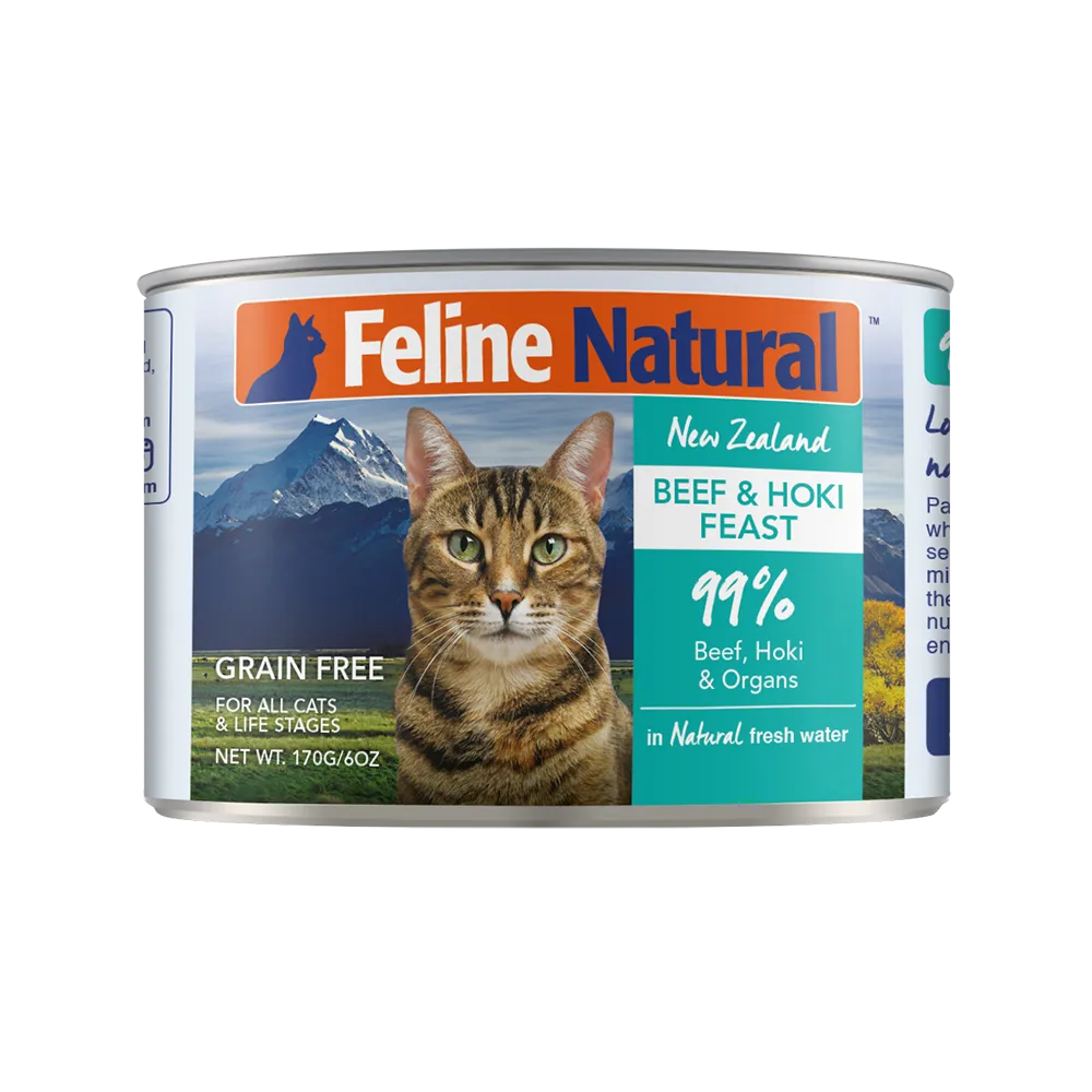 K9 Feline Natural Beef & Hoki Feast 170g