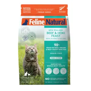 K9 Feline Natural Freeze Dried Beef and Hoki Feast 320g