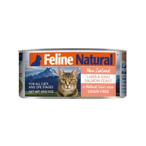 K9 Feline Natural Lamb & Salmon Feast 85g