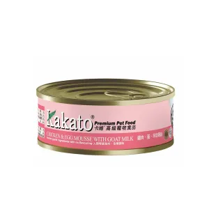 Kakato - Chicken & Egg Mousse With Goat Milk (Dogs & Cats) Canned 40g