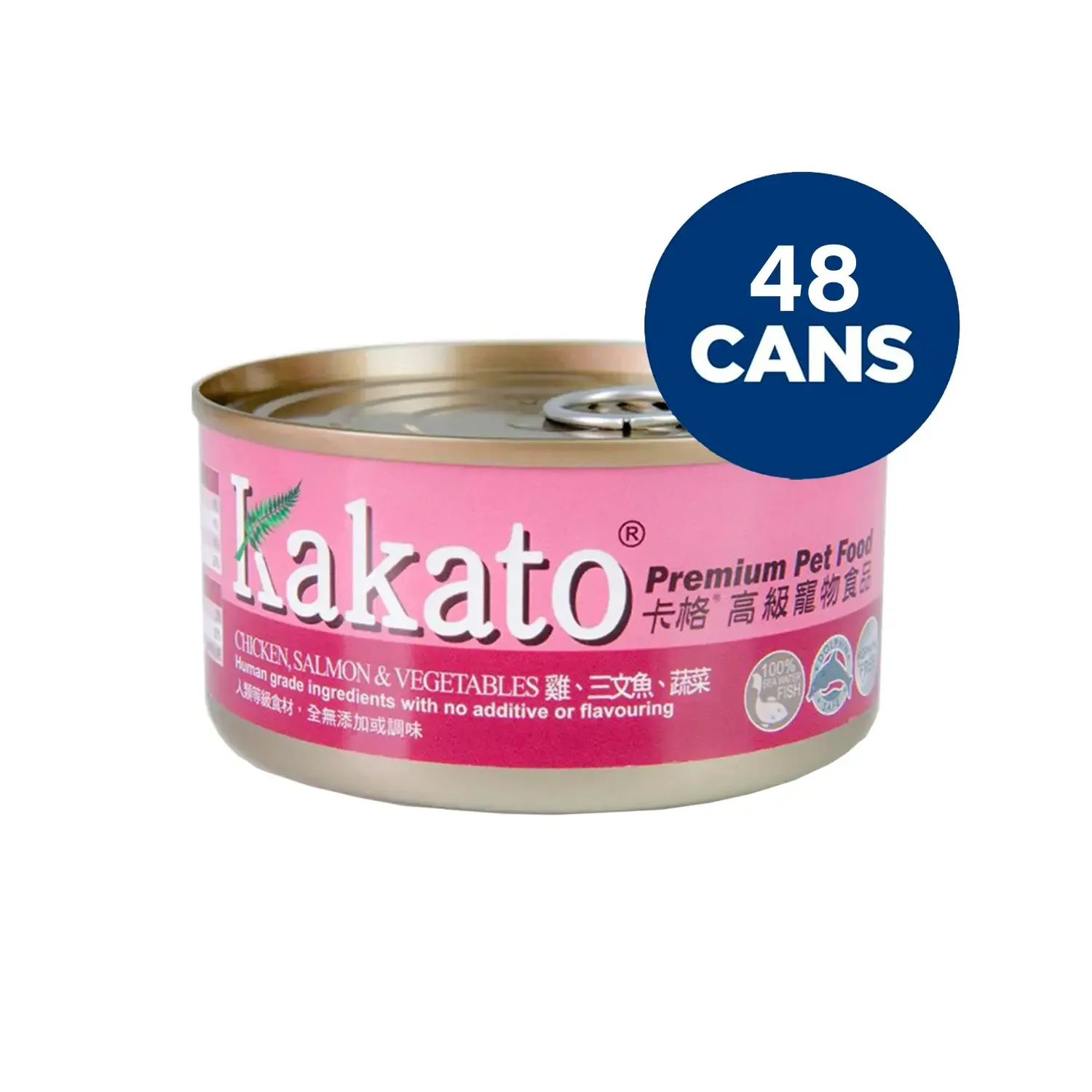 Kakato - Chicken, Salmon & Vegetables (Dogs & Cats) canned 170g