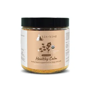 Kin   Kind Dog & Cat Supplement Healthy Calm 8oz