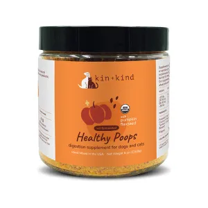 Kin   Kind Dog & Cat Supplement Healthy Poops 8oz