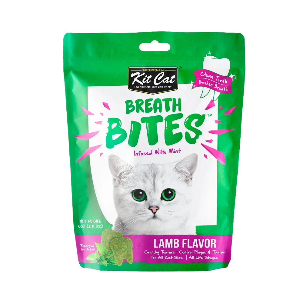 Kit Cat - Breath Bites Lamb Cat Treats (60g)