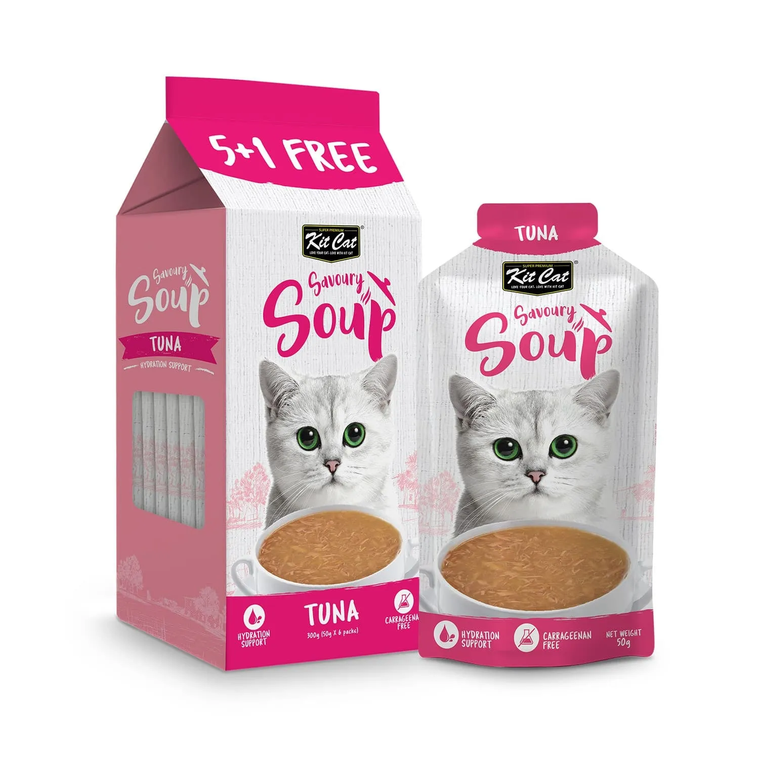 Kit Cat Savoury Soup Tuna ( 6 X 50g )
