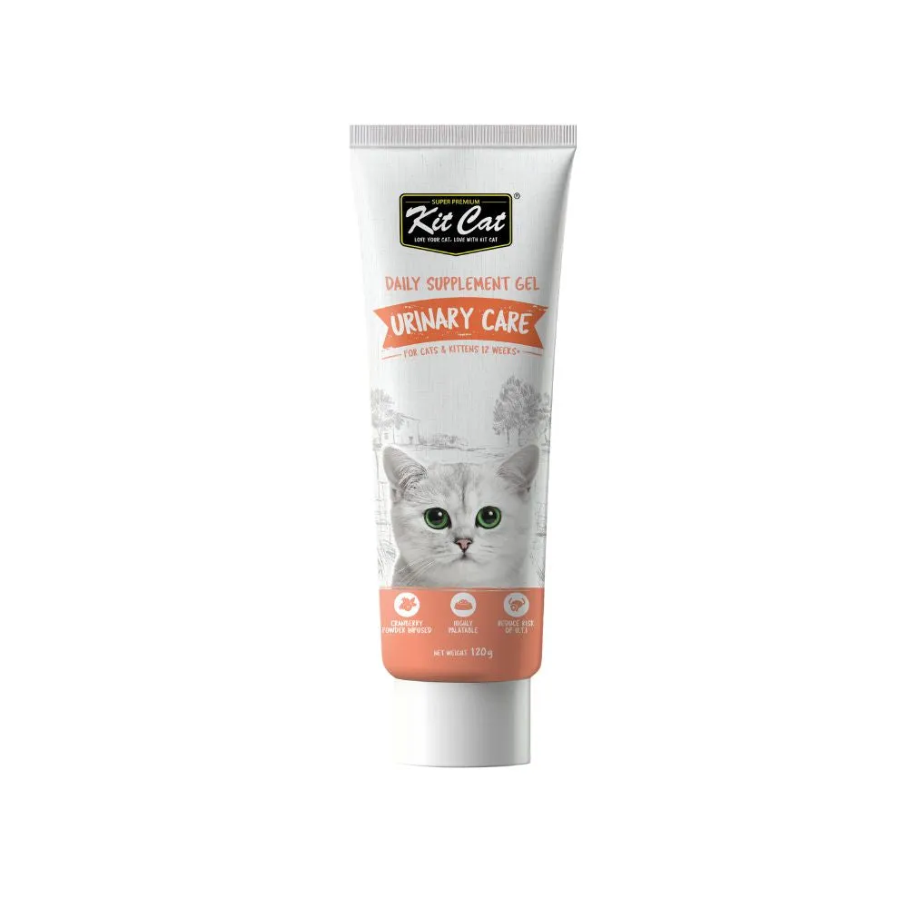 KitCat Cat Urinary Care Supplement Gel 120g