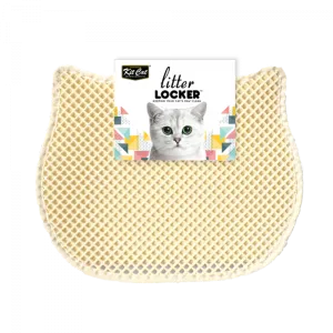 KitCat Double Layer Cat Litter Locker Mat Beige