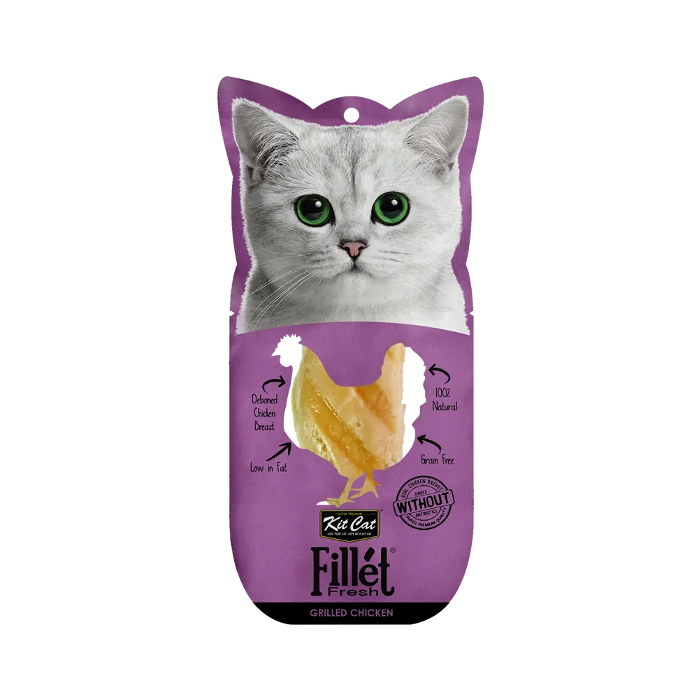 KitCat Fillet Fresh Grilled Chicken 30g