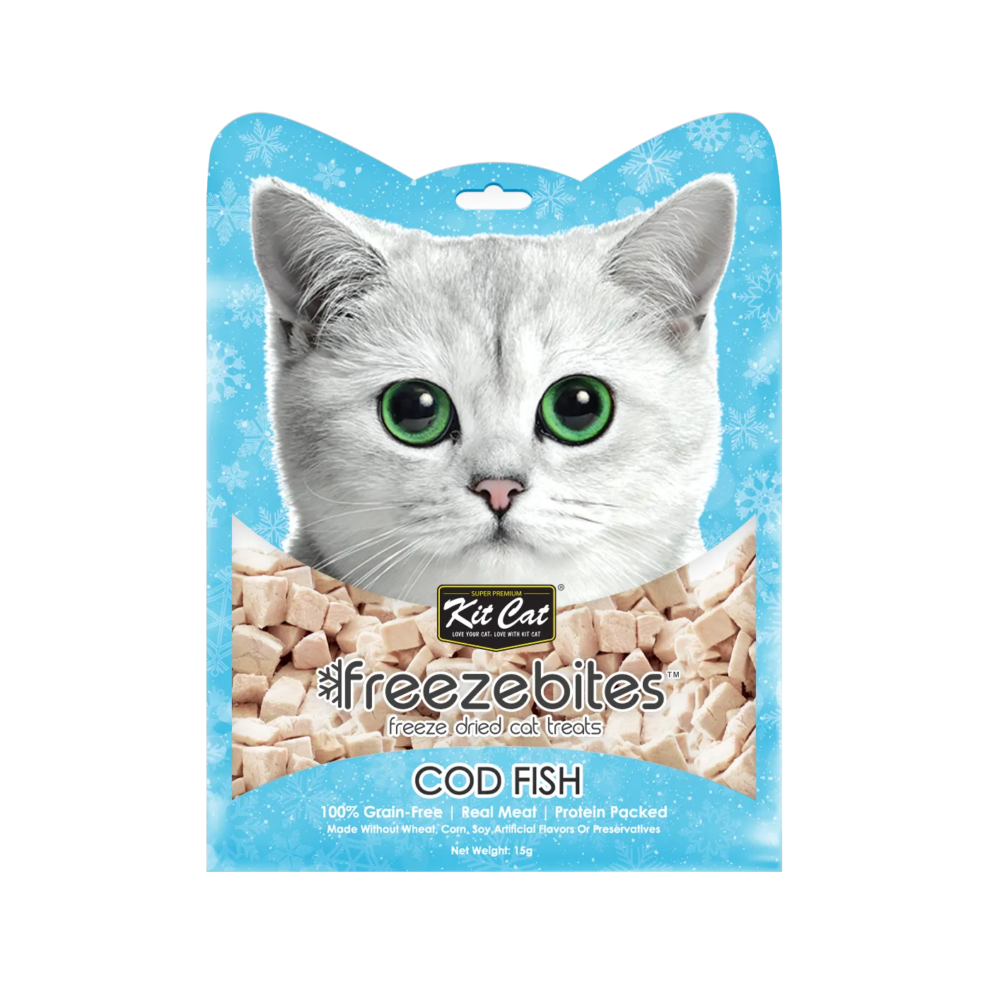 KitCat Freezebites Seafood Series Cod Fish 15g