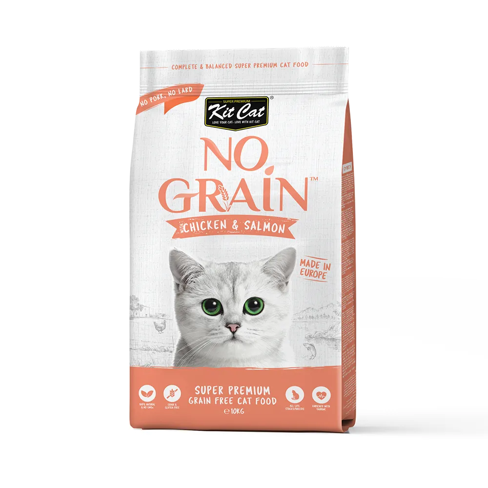 KitCat No Grain Chicken & Salmon 10kg