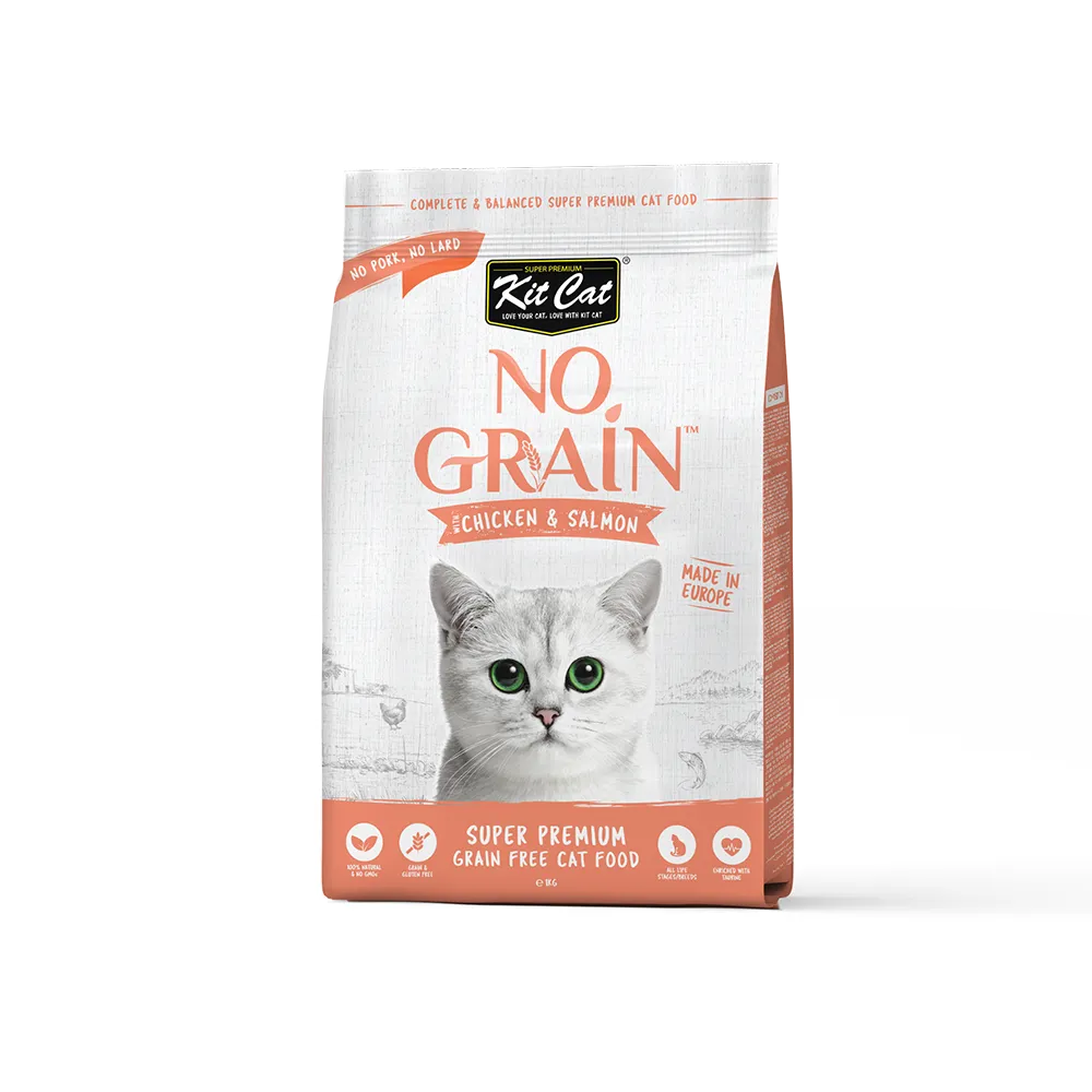 KitCat No Grain Chicken & Salmon 1kg