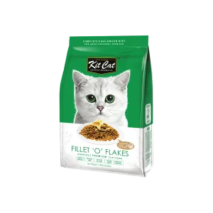 KitCat Premium Cat Food Fillet 'O' Flakes 1.2kg