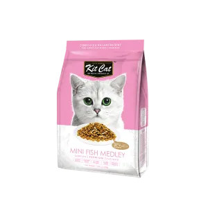 KitCat Premium Cat Food Mini Fish Medley 1.2kg