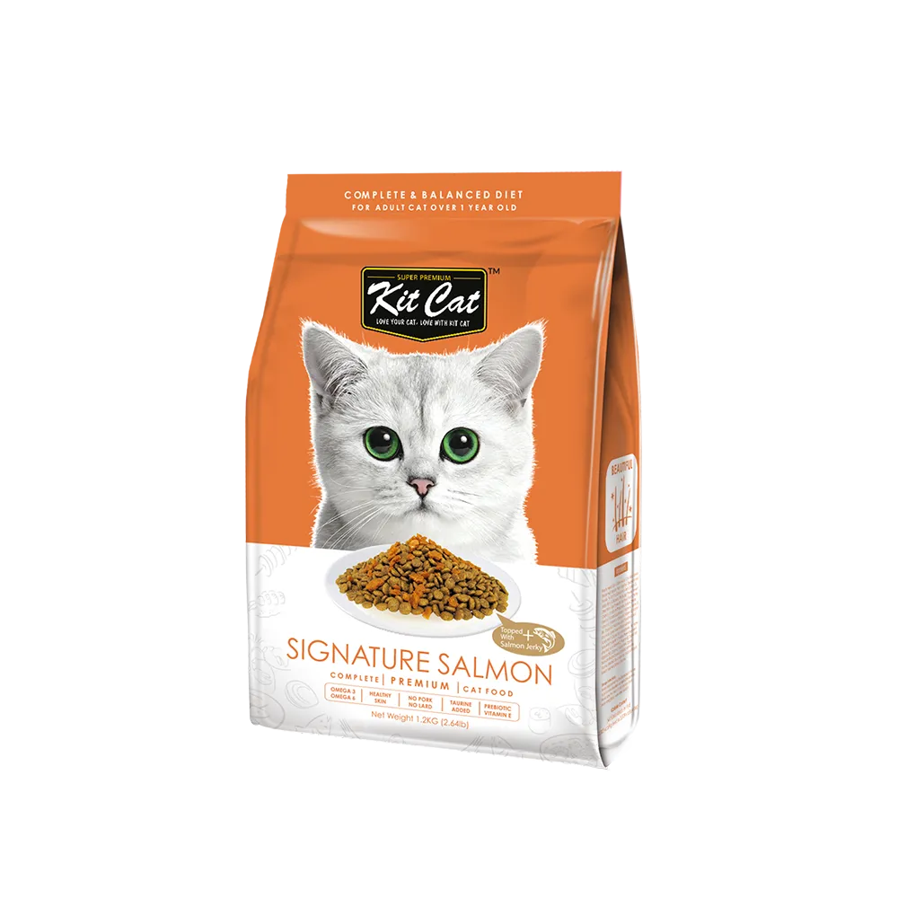 KitCat Premium Cat Food Signature Salmon 1.2kg