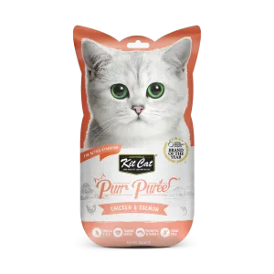 KitCat Purr Puree Chicken & Salmon 60g (4 x 15g)