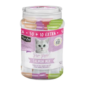 KitCat Purr Puree Liquid Treats for Salmon Mix (60 x 15g)