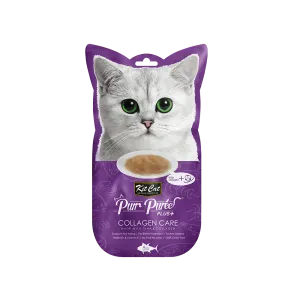 KitCat Purr Puree Plus Collagen Care Tuna & Collagen 60g (4 x 15g)
