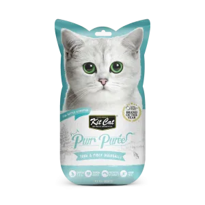 KitCat Purr Puree Tuna & Fiber 60g (4 x 15g)
