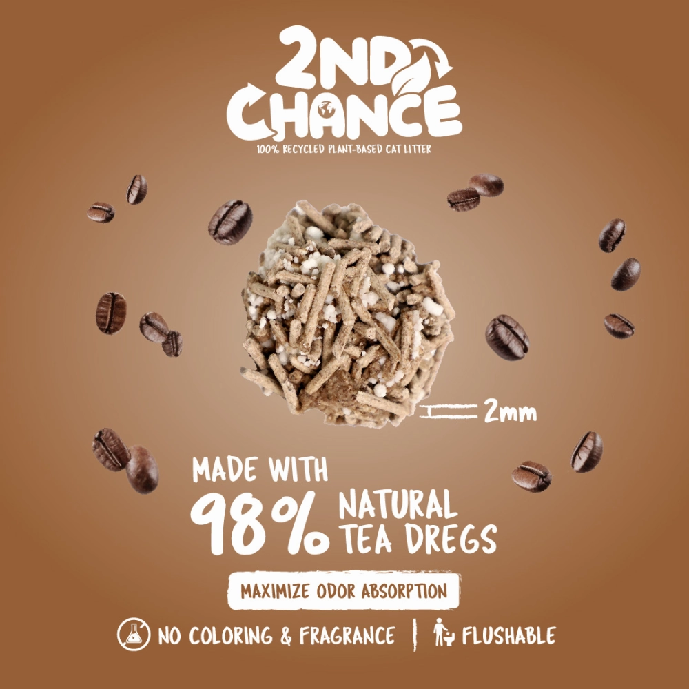 KitCat Cat 2nd Chance Litter Coffee Beans 2.5kg