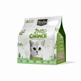 KitCat Cat 2nd Chance Litter Green Tea Leaves 2.5kg