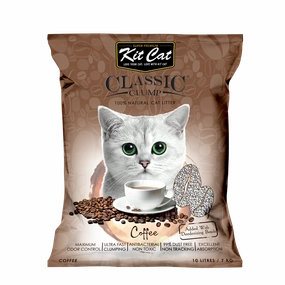 KitCat Cat Classic Clump Litter Coffee 7kg