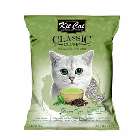 KitCat Cat Classic Clump Litter Green Tea 7kg