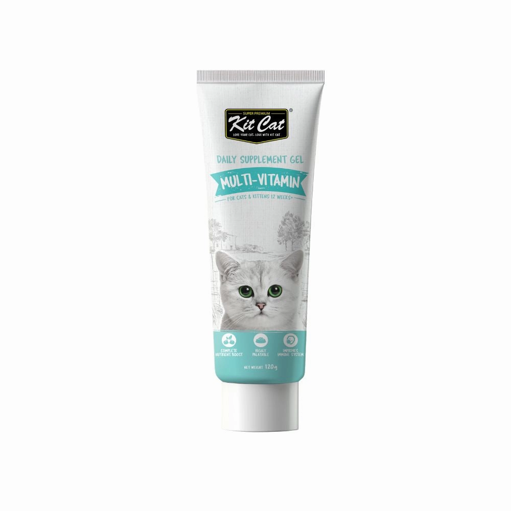 KitCat Cat Multi-Vitamin Supplement Gel 120g