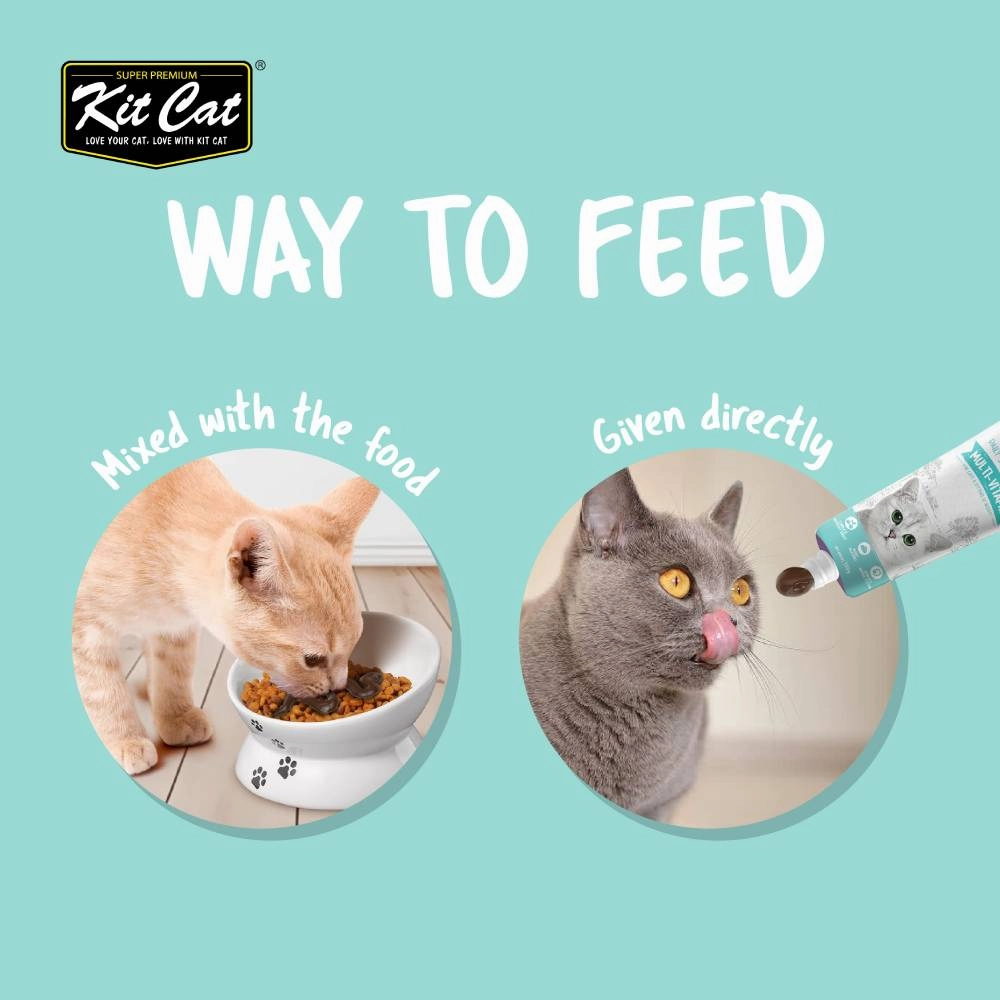 KitCat Cat Skin & Coat Supplement Gel 120g