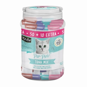 KitCat Purr Puree Liquid Treats Tuna Mix (60 x 15g)