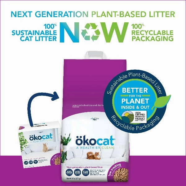 kocat Original Less Mess Wood Cat Litter, 14lb