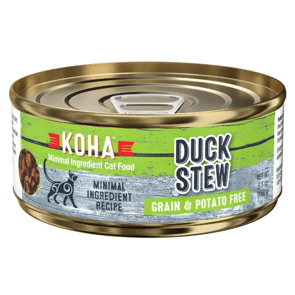 KOHA Duck Stew Canned Cat Food, 5.5oz