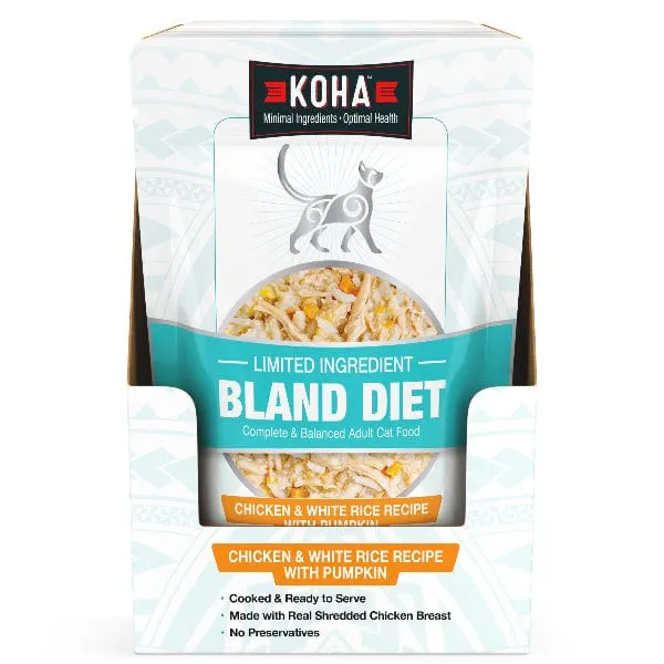 KOHA Limited Ingredient Bland Diet Chicken & White Rice Recipe for Cats