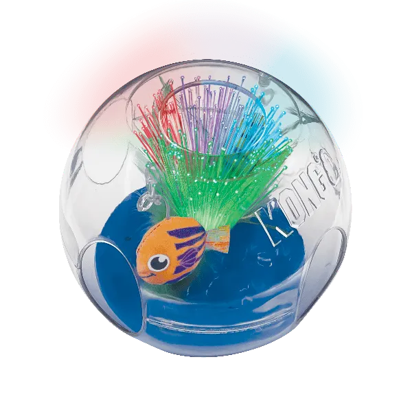 KONG Bat-A-Bout Glow Aquarium Cat Toy