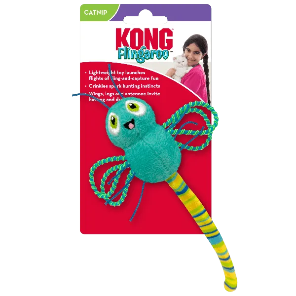 KONG Flingaroo Dragonfly Cat Toy