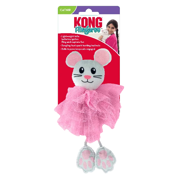 KONG Flingaroo Tutu Cat Toy